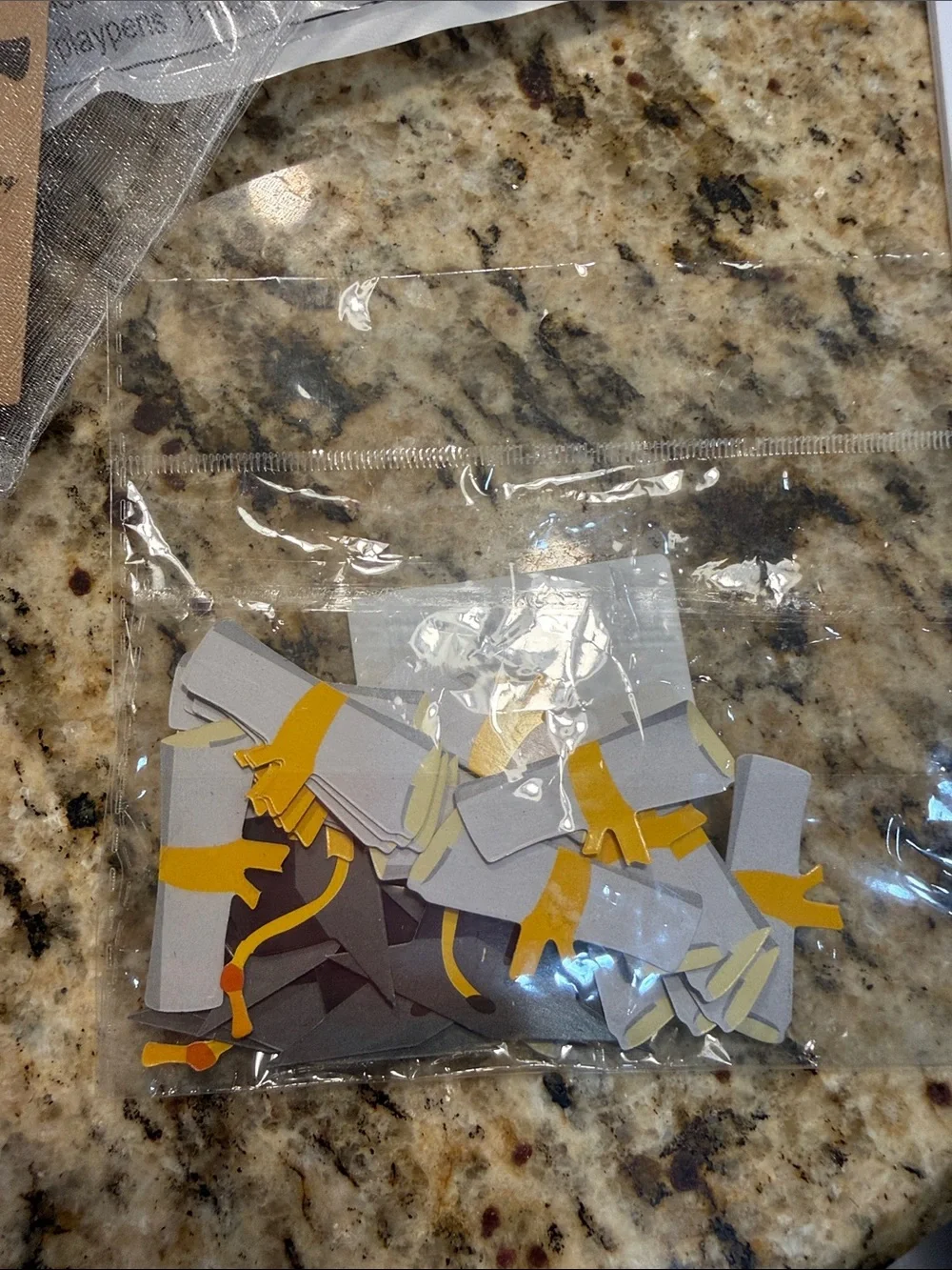 Graduation Party Favor Kit - Black & Gold
